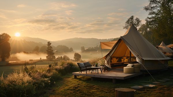 Camping de luxe : évasion garantie dans les Vosges