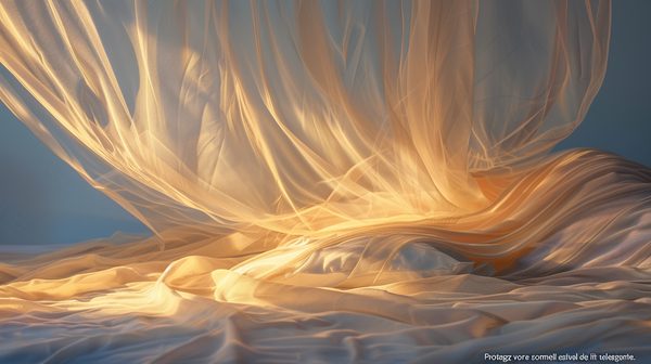 Protégez votre sommeil estival avec une moustiquaire de lit élégante