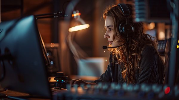 Voix-off d'une femme : comprendre le déroulement de l'enregistrement